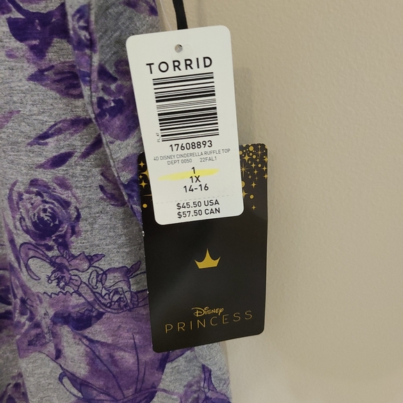 Cinderella Ruffle Shoulder Top - Picture 7 of 7